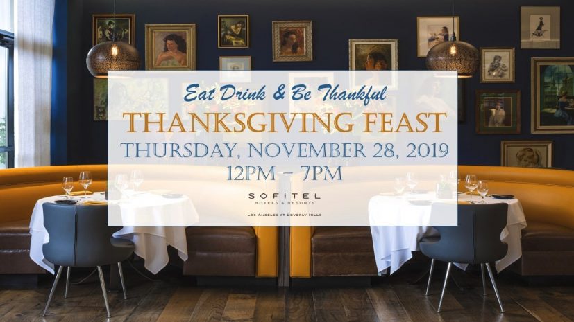 Photo of the hotel Sofitel Los Angeles at Beverly Hills: Thanksgiving 2019 promo flyer