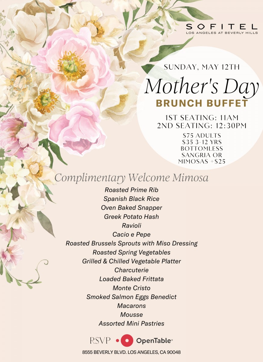 Photo of the hotel Sofitel Los Angeles at Beverly Hills: 2024 mothers day brunch buffet